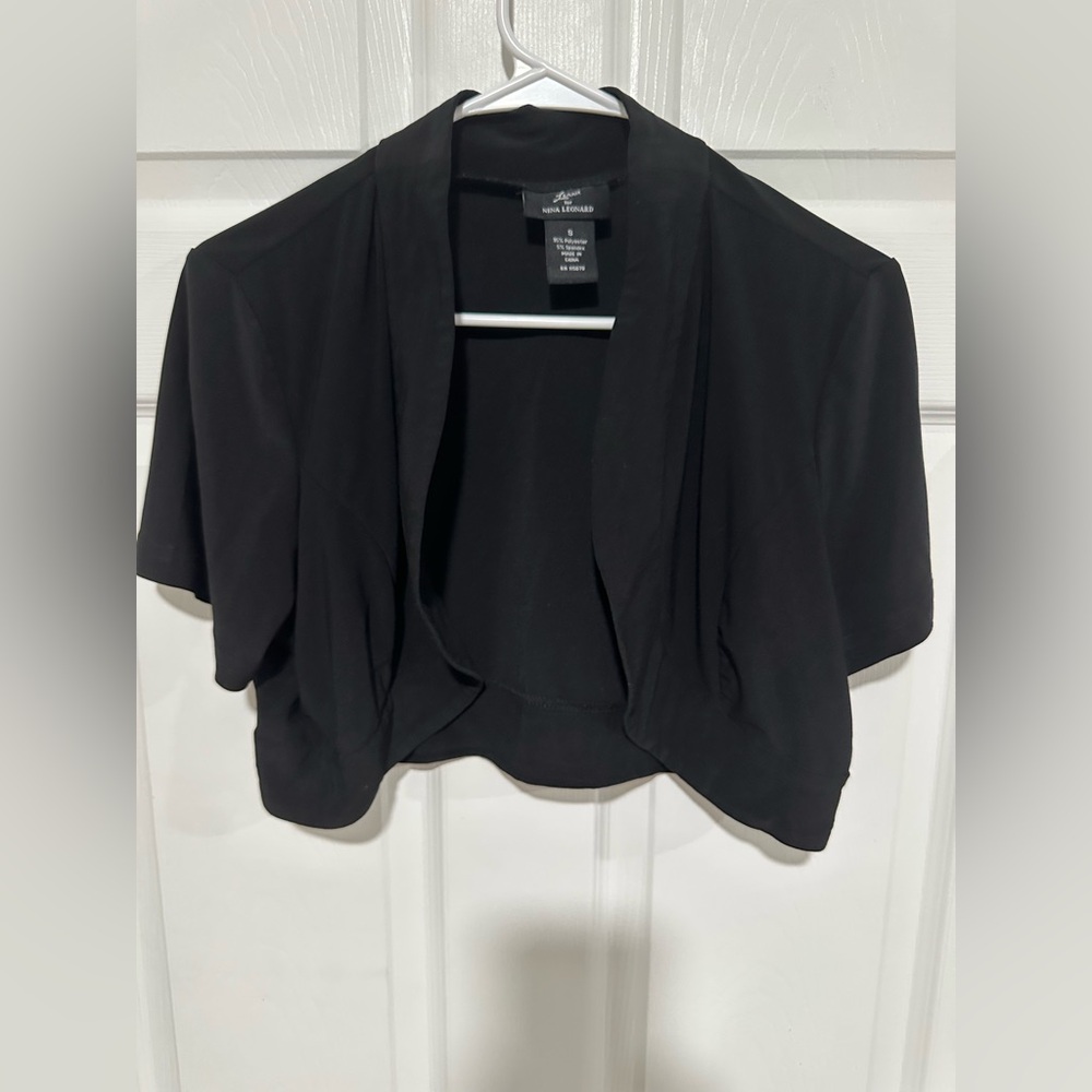 Nina Leonard Elegant Black Jacket